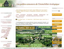 Tablet Screenshot of immobilierecologique.fr